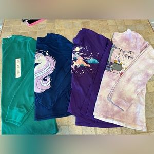 4 Girls XL Long Sleeve Shirts
